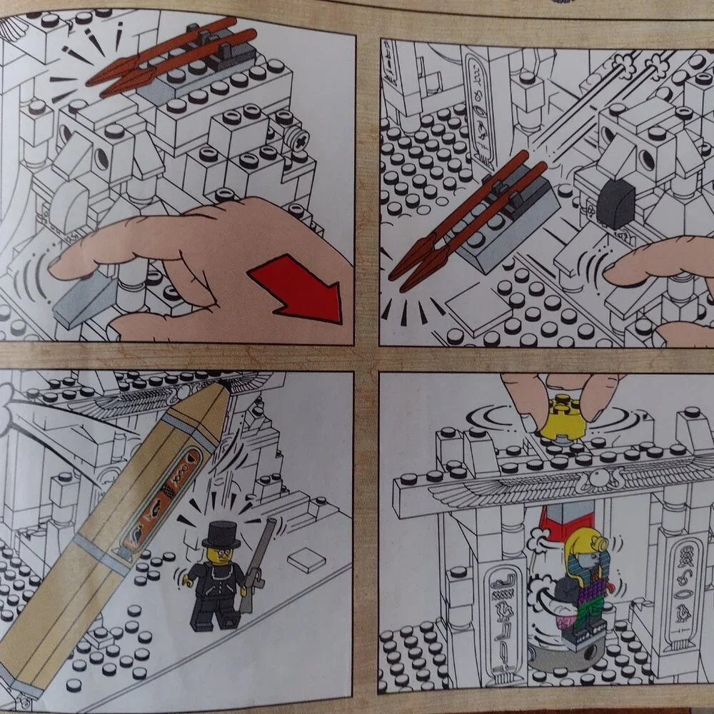 Like new Lego Mummy's Tomb Egyptian with original box and instructions, retired